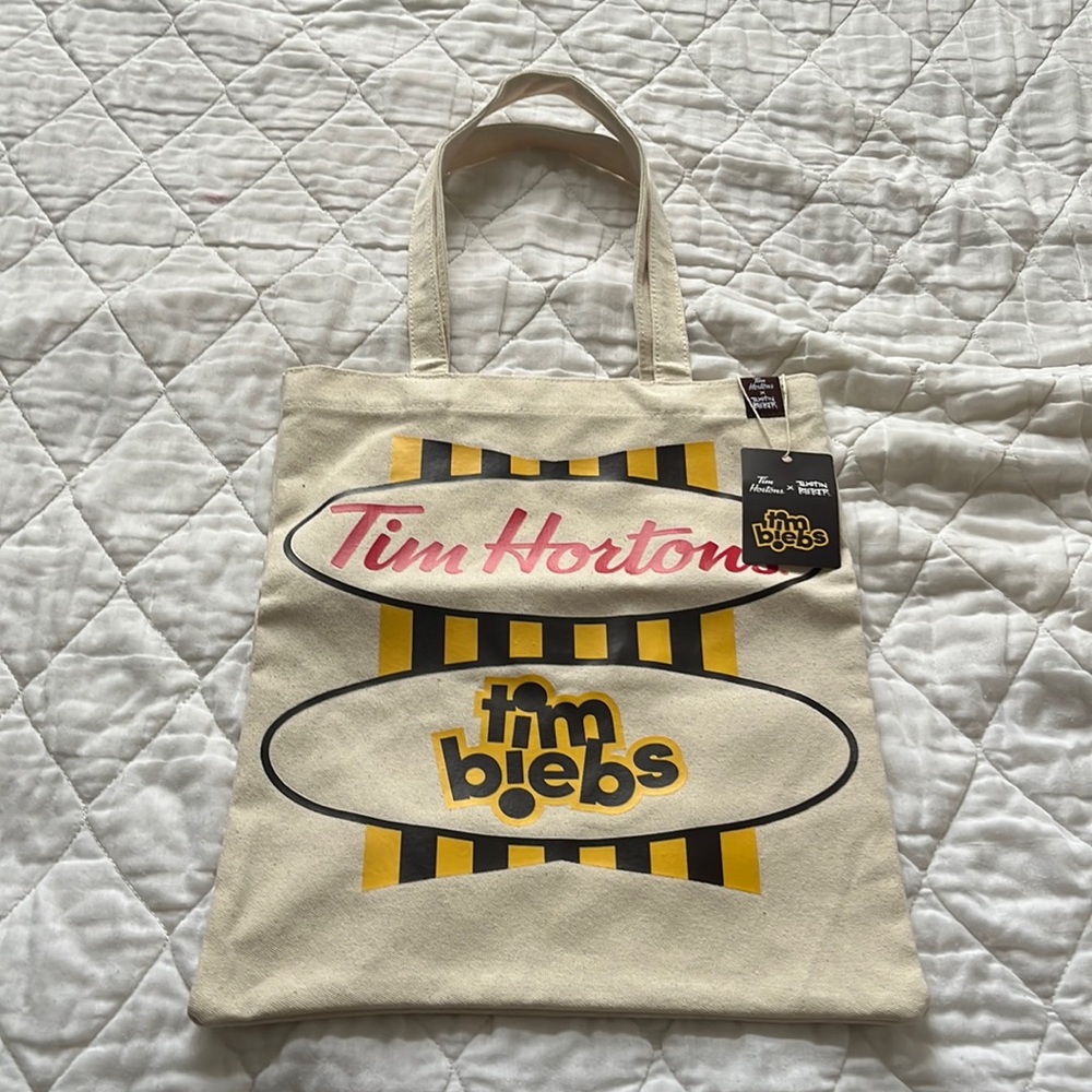 Brand new TIM BIEBS tote bag